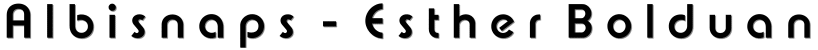Albisnaps - Esther Bolduan